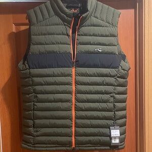 Kjus Men's Green and Black Down Vest